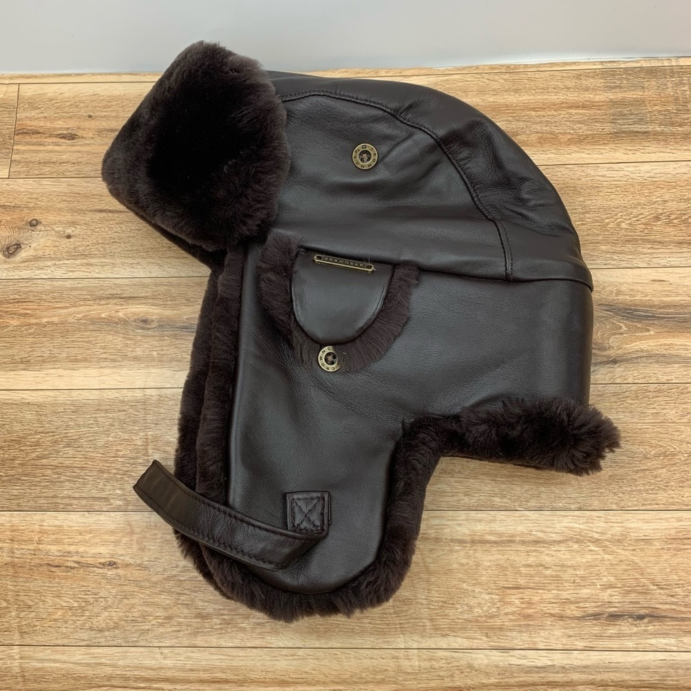 Crown Cap Brown Mouton Aviator